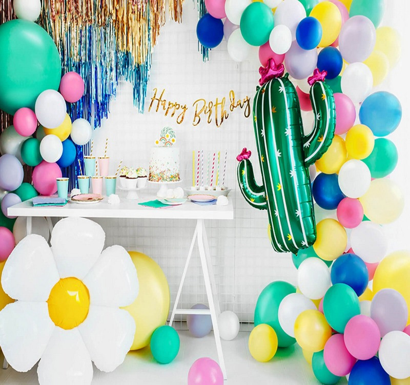 Balon foliowy Stokrotka 97x103cm FB65 PartyDeco